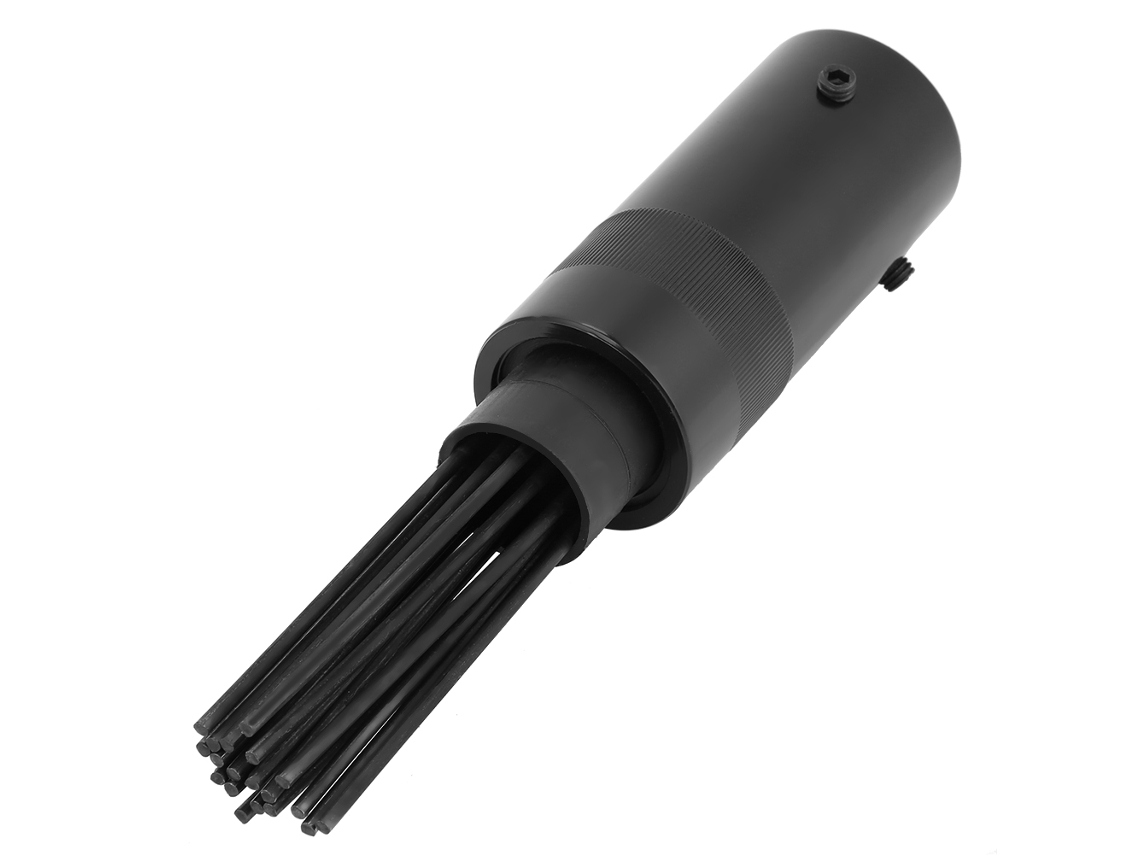 Acessório de agulha para ferramenta pneumática 19x3mm para remoção de ferrugem e tinta com martelo pneumático e cinzel