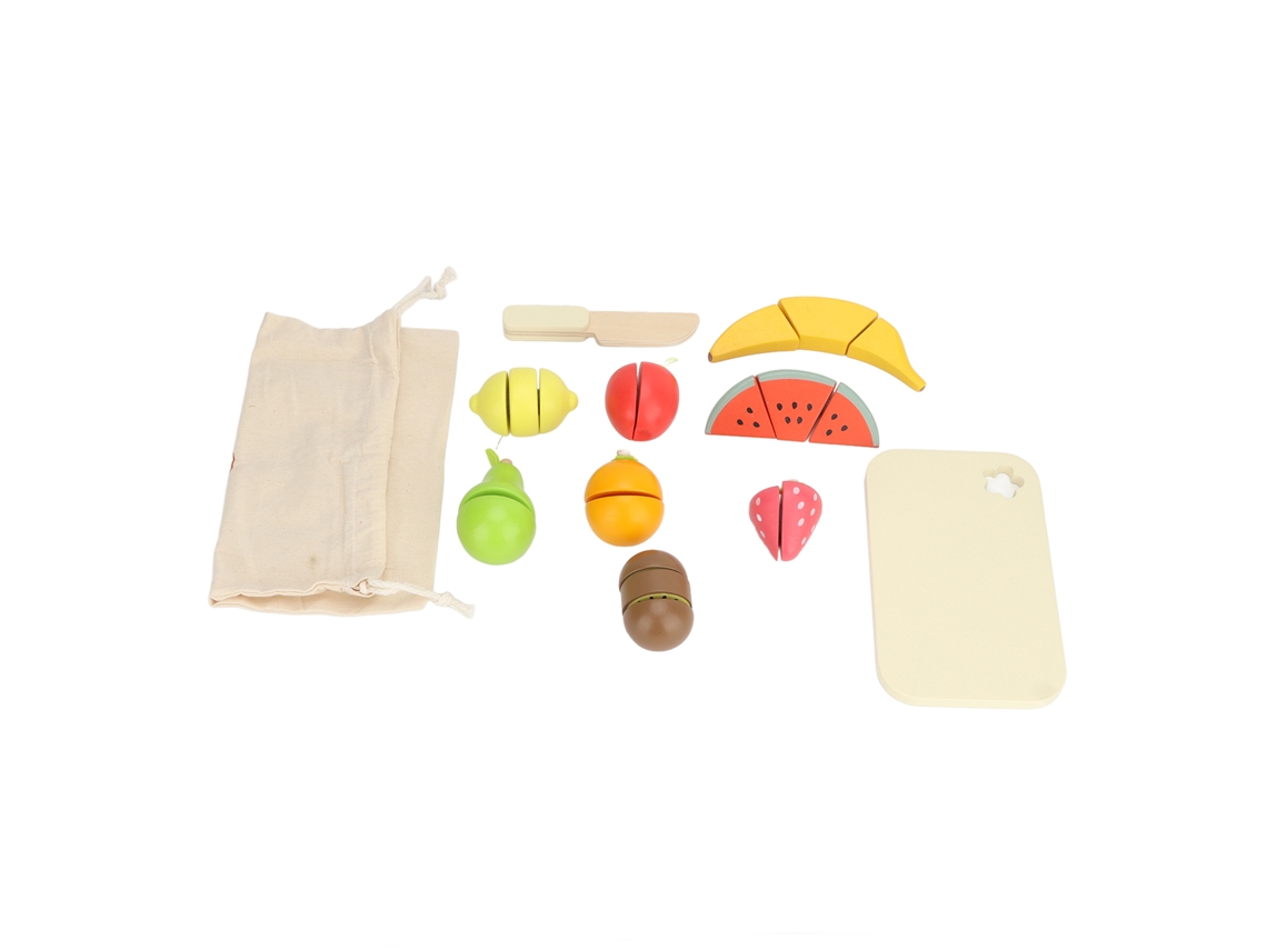 Ats juguetes de Comida para Cortar com Mesa Y Bolsa de Armazenamento Acessórios de Cozinha Fingidos para Crianças