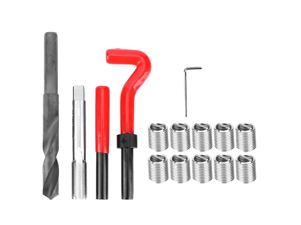 Kit De Reparação De Roscas Laxiscreed Para Automóveis, Aço Inoxidável, Compatível Com M14x1.25