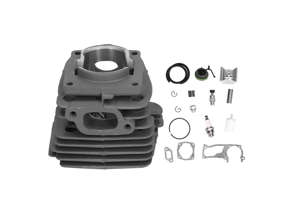 Kit De Cilindro Pistão Junta Com Bore Grande De 47mm Para Motosserra Husqvarna 357/359xp