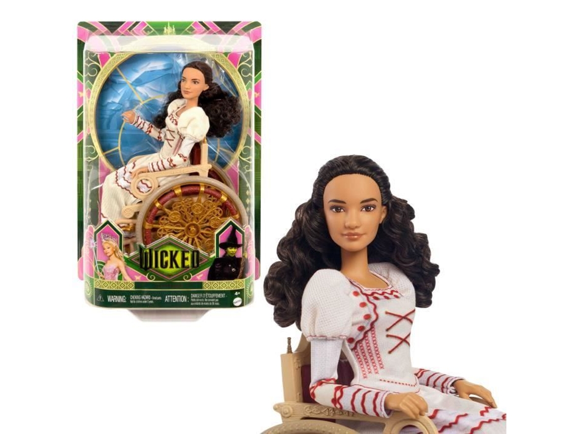 Boneca Mattel-Wicked-Nessarose com roupa e acessórios - Wicked - HXY36