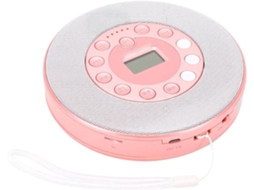 Leitor De Cd Portátil Vbestlife Com Alto Falante, Microfone Embutido, Função Anti Pulos, Bluetooth, Grava Cds Em Pen