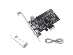 Placa De Expansão Pcie 1x Para 1394 Placa Pci E 1x Para 1394 Placa De Gravação De Vídeo Dv Hd De 4 Portas Slowmoose