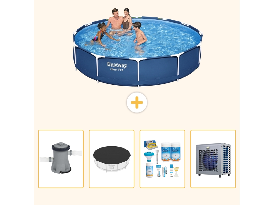 Bestway Piscina Bestway Steel Pro Redonda - 366x76 Cm - 5-peças S264