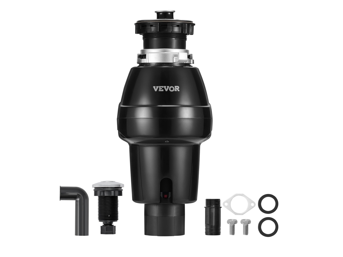 Triturador de resíduos alimentares VEVOR 3/4 HP 3930 RPM 185 x 185 x 395 mm
