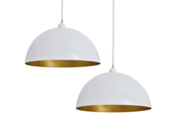 Ceiling Lamp, Ceiling Lamps Vidaxl Branco Metal (n/a)