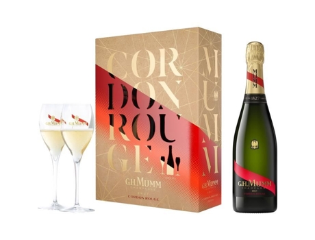 Champanhe Cordon Rouge 2 Flautas Mumm