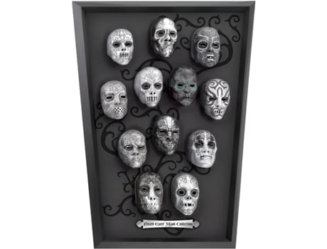 Coleção de Mini Máscaras dos Comensais Da Morte THE NOBLE COLLECTION