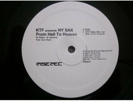 From Hell To Heaven, Ktf Presents Ny Sax | Media Condition Very Good Plus | 1 X Vinyl 12, 45 Rpm Rise (vg)