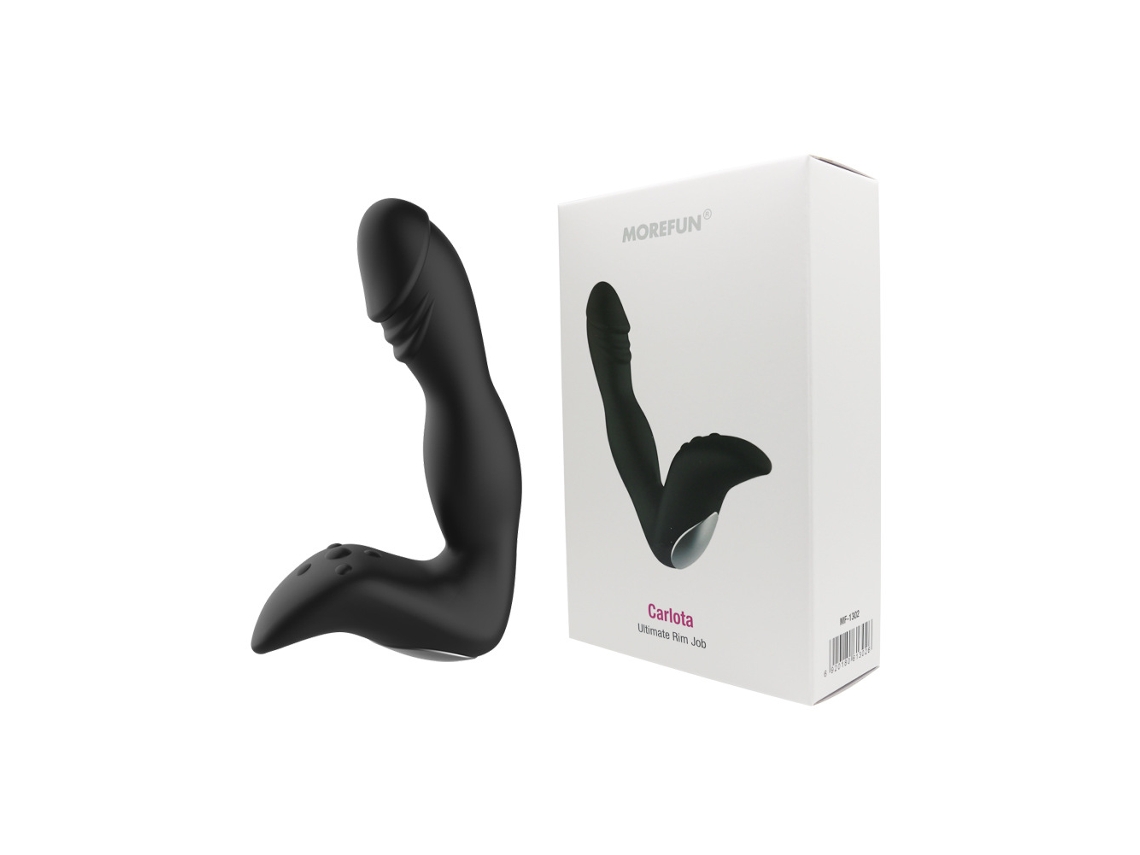 Massajeador De Próstata Strapon Plug Anal Vibrador Juguetes Sexuales