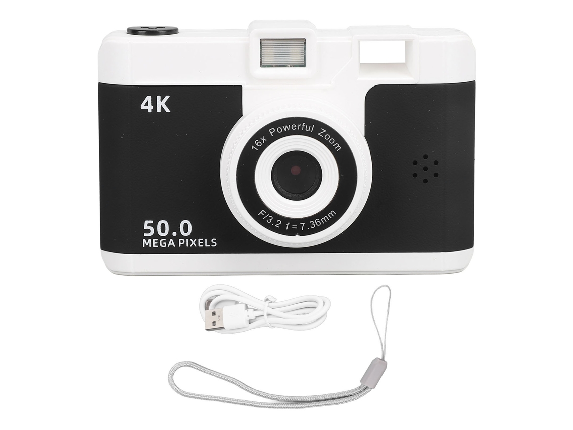 2026 câmera Digital Compacta Pequena com Wifi, Lente Dupla e Gravação de Vídeo para Vlogging