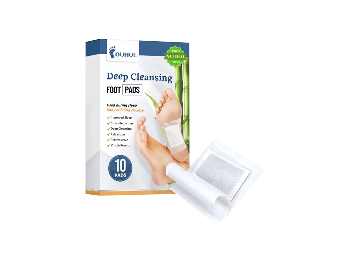 Parches Plantares Ouhoe Limpeza e Relaxamento