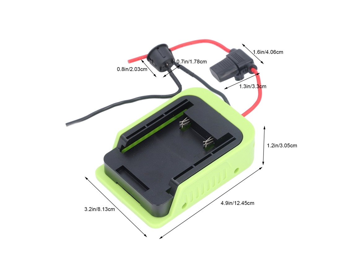 Laxiscreed Conector De Bateria Dock Power Para 40v 30a Com Terminais E Fusível