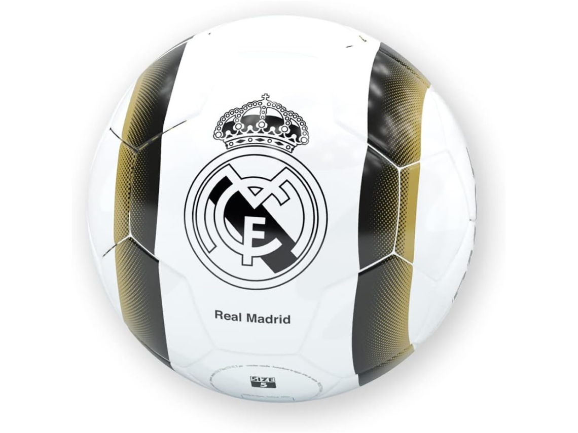 Bola Do REAL MADRID Listras Grandes Pretas e Brancas 74100
