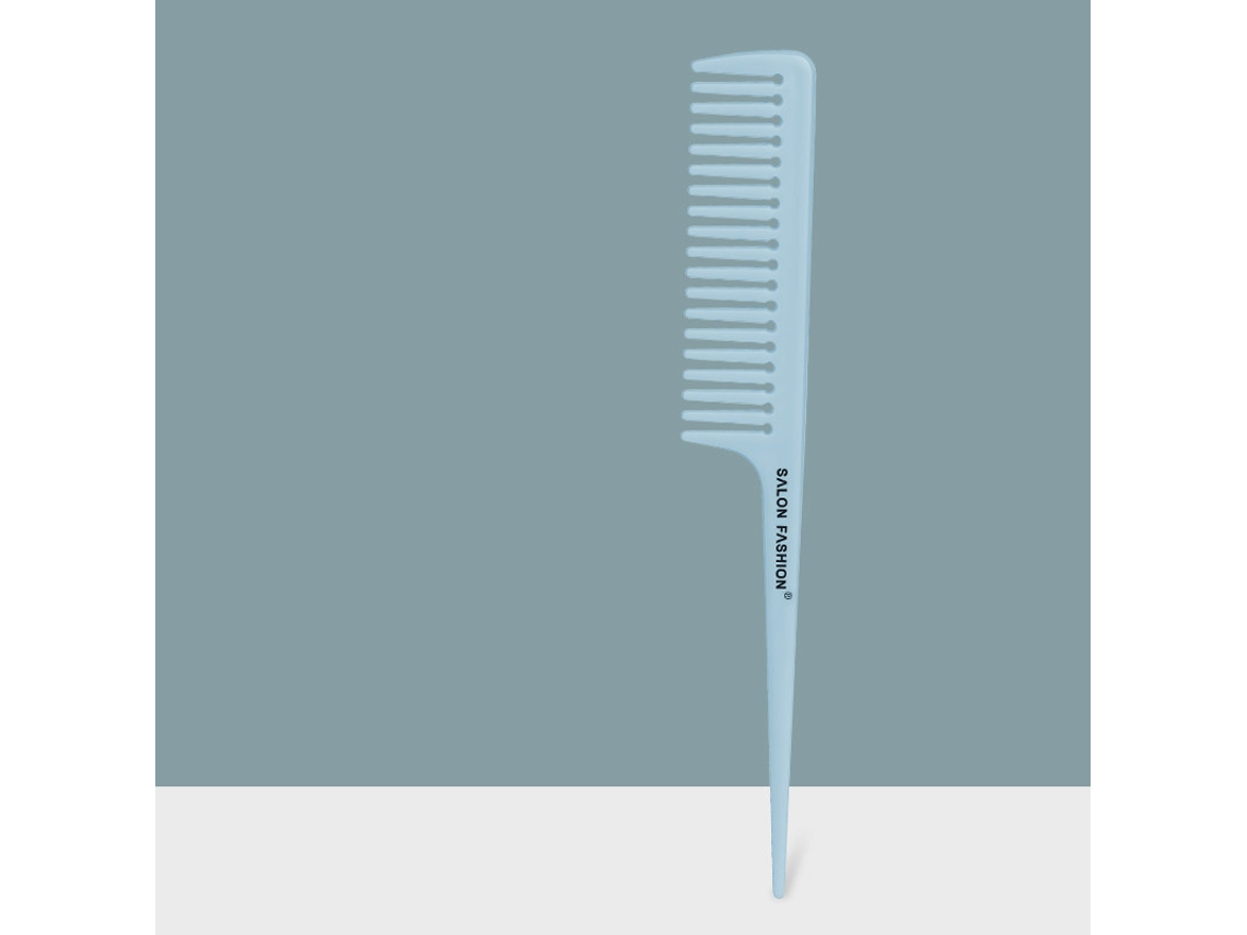 (estilo 4, Azul) Pente Plano De Plástico Com Dentes Largos Para Massagem Capilar E Do Couro Cabeludo (manual).