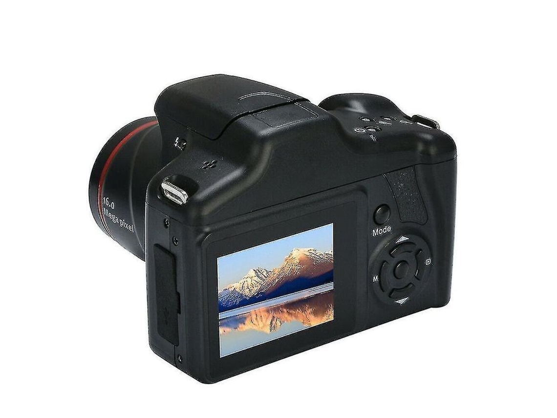 Câmera Dslr Digital Hogar 16mp 16x Zoom Resolução Hd 1080p Flash Macro Edição De Fotos