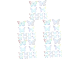 Conjunto De 240 Adesivos De Parede Decorativos Removíveis Para Decoração De Quartos E Ambientes.
