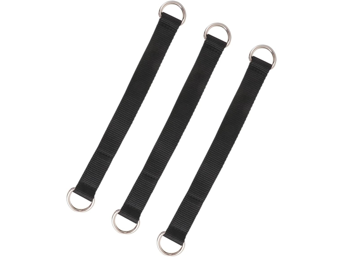 Conjunto De 3 Faixas Exercícios Multifuncionais Para Musculação E Barra Fixa, Portáteis, Em Nylon Aço