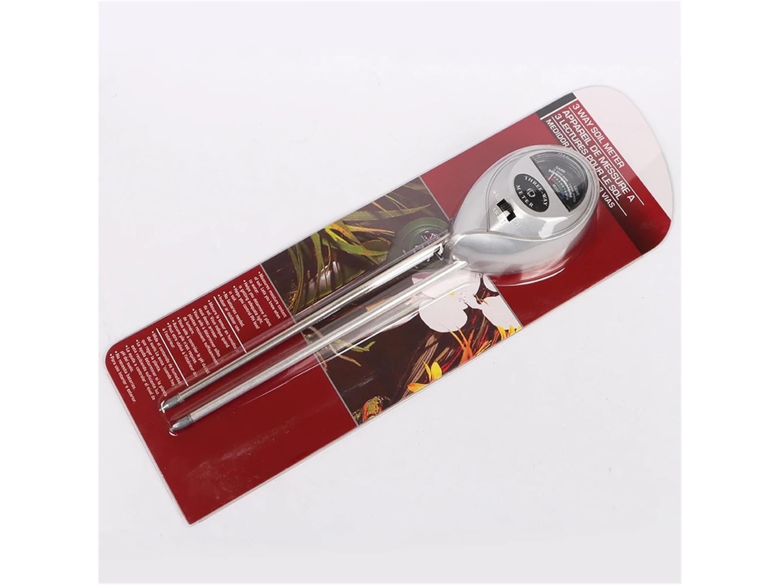 Medidor De Ph Do Solo 3em 1, Testador Umidade E Luz Solar, Sensor Detector Acidez Para Jardim, Flores Plantas