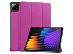 Capa De Couro Com Suporte Antiqueda Para Tablet Xiaomi Pad 7 Pro/pad 7 Cinza Slowmoose