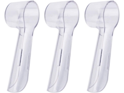 Protetor de Escova de Dentes de Plástico Conjunto de 3 Peças para Higiene Oral