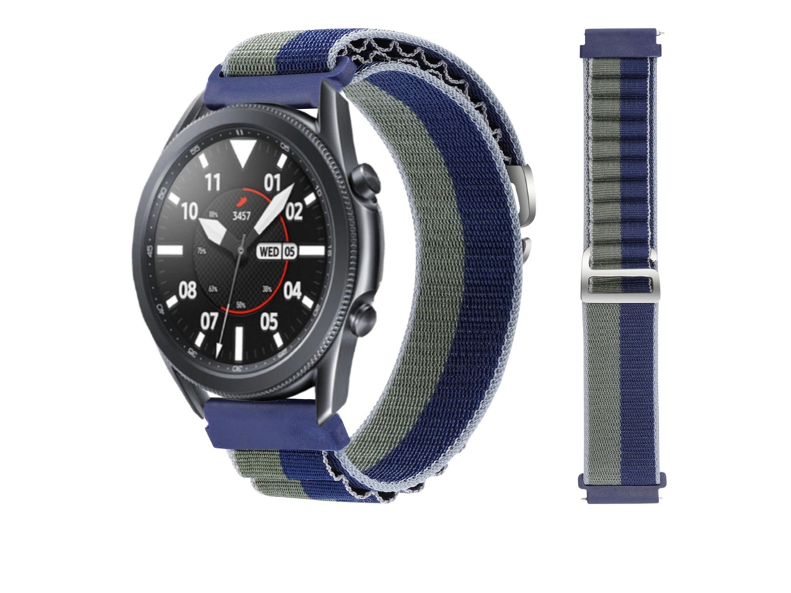 Bracelete Loop Alpine para Garmin fenix 6S Verde e Azul
