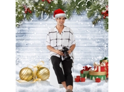 2026 fondos de Navidad para Fotografia, Telones de Fondo para Crianças e Retratos de Estúdio
