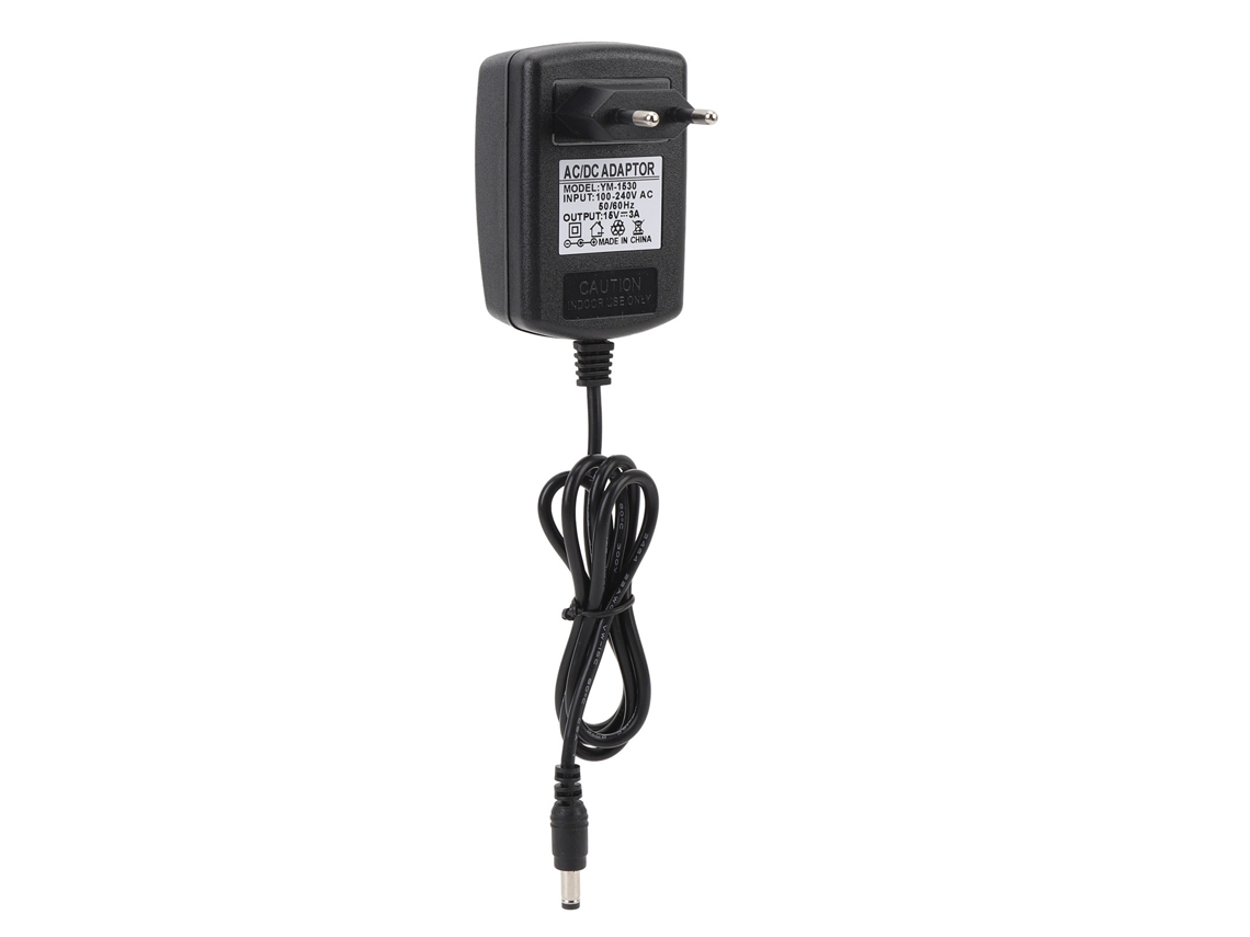 Mali adaptador de Energia Dc 15v3a com Cabo de 93cm Plugue Eu para Alto falante Painéis Led Luminárias Módulos 5.5mmx2.5mm