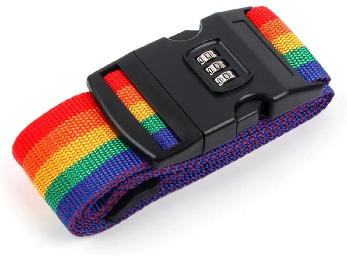 Cinta Antifurto Bagagem, Fivela Ajustável Com Senha, Envolver Malas, Cinto Malas, Cintos Bolsas E
