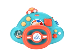 Volante Brinquedo EIFSON Formato Ovni para Cadeirinha com Som e Luz (verde)