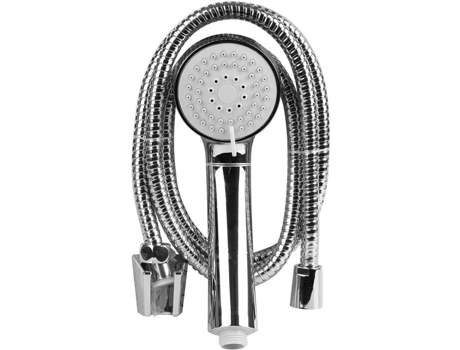 Chuveiro Pomme Com 3 Bicos E Flexível Chuveiro 150 Cm, Cromado, Suporte Dochtmann