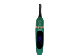 Curlador De Cílios Aquecido Recarregável Com Display Digital Portátil Ferramenta Elétrica Para Mulheres Verde