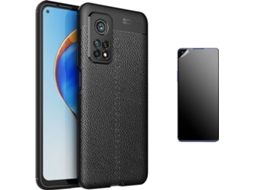 Kit Capa e Película Xiaomi Mi 10T Pro Ultimatte Rugged Leather Preto