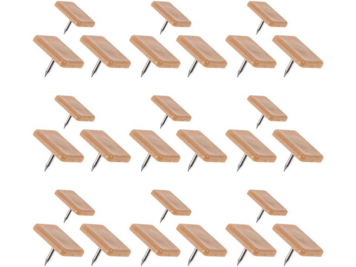 Conjunto De 30 Corrediças Para Gavetas Com Fixação Por Pregos, Deslizadores De Plástico Com Encaixe, Em Abs E Ferro