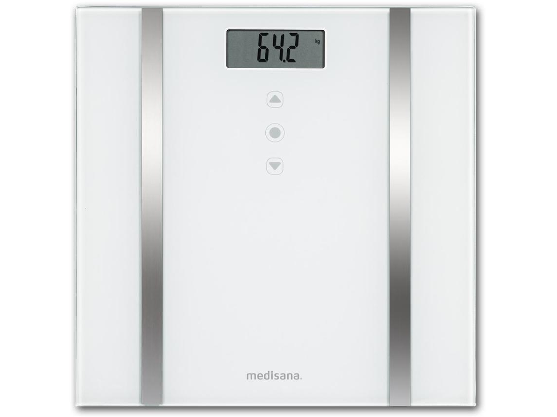 MEDISANA Bs 483 Branco Balança de Análise Corporal Até 180 kg Balança Pessoal de Gordura Corporal