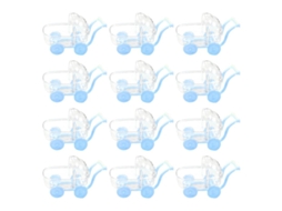 12pcs Caixas De Doces Transparentes Allinless