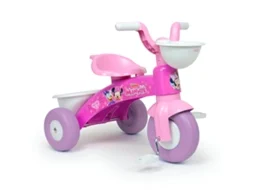Triciclo INJUSA Infantil Minnie Mouse Rosa (Idade Mínima: 12 Meses - 55 x 42 x 47 cm)