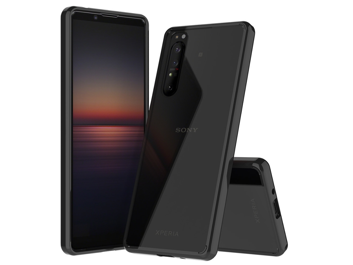 Lurelia Capa Para Sony Xperia 5 Rígida Preto