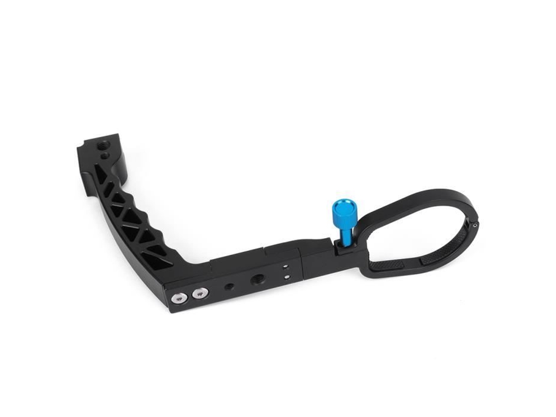HURRISE Grip Sling Grip Stabilizer Grip Estabilizador de Liga de Alumínio Parte Superior com Foto Óptica de Sapata Dupla Fria