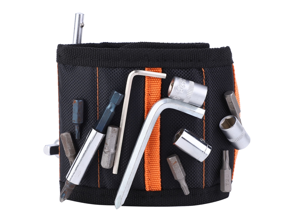 Pulseira magnética com 10 ímãs e 2 bolsas S/MARCA