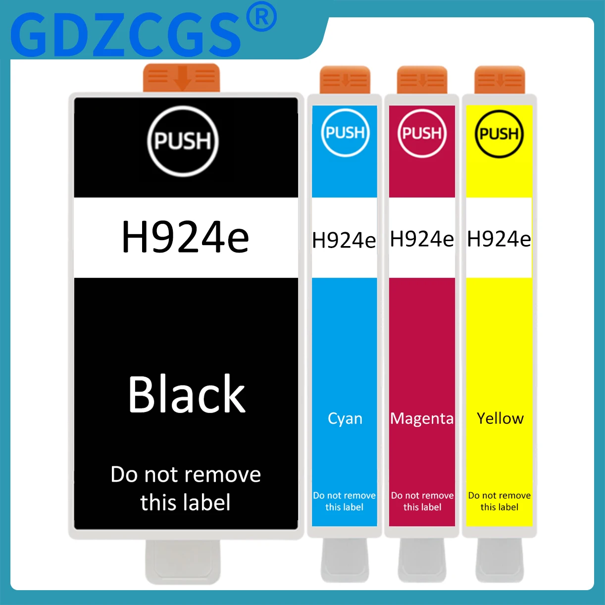 1 Conjunto De Tinteiros Nº 924, 924e E 924xl Compatíveis Com As Impressoras Hp Officejet Pro 8135e, 8134e, 8132e, 8122e, 8124e, 8125e, 8120e E 8130e.