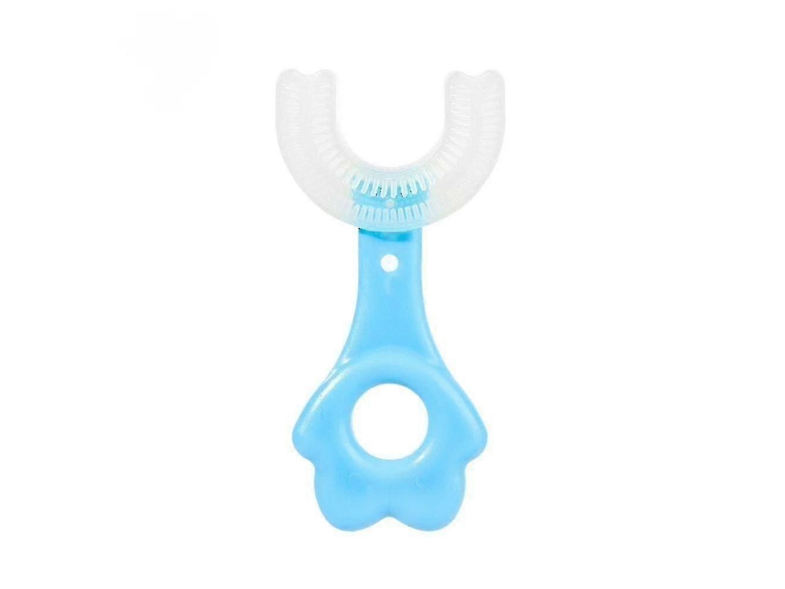 Escova de Dentes Silicone em Formato U para Crianças, Manual Limpeza Dos e Higiene Bu Cal Infantil. GOKOCO
