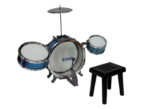 Bateria Com Banco Zoko Faz De Conta