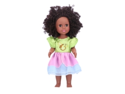 Mali boneca Afro Menina Negra Africana Realista 35cm Brinquedo Presente para Crianças