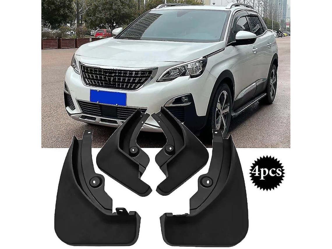 Pack 4 Lamas Atualizadas Peugeot 3008 Mk2 Gt 2017-2021, Dianteiras e Traseiras, Proteção Respingos