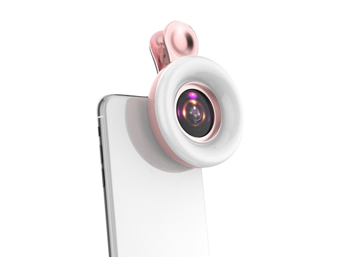 Luz De Preenchimento De Lente Macro 15x Universal Para Celular, Luz De Flash Led Para Selfies Slowmoose