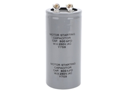 Capacitor de Partida Cd60 800mfd 250vac com Carcaça de Plástico e Pino Parafuso