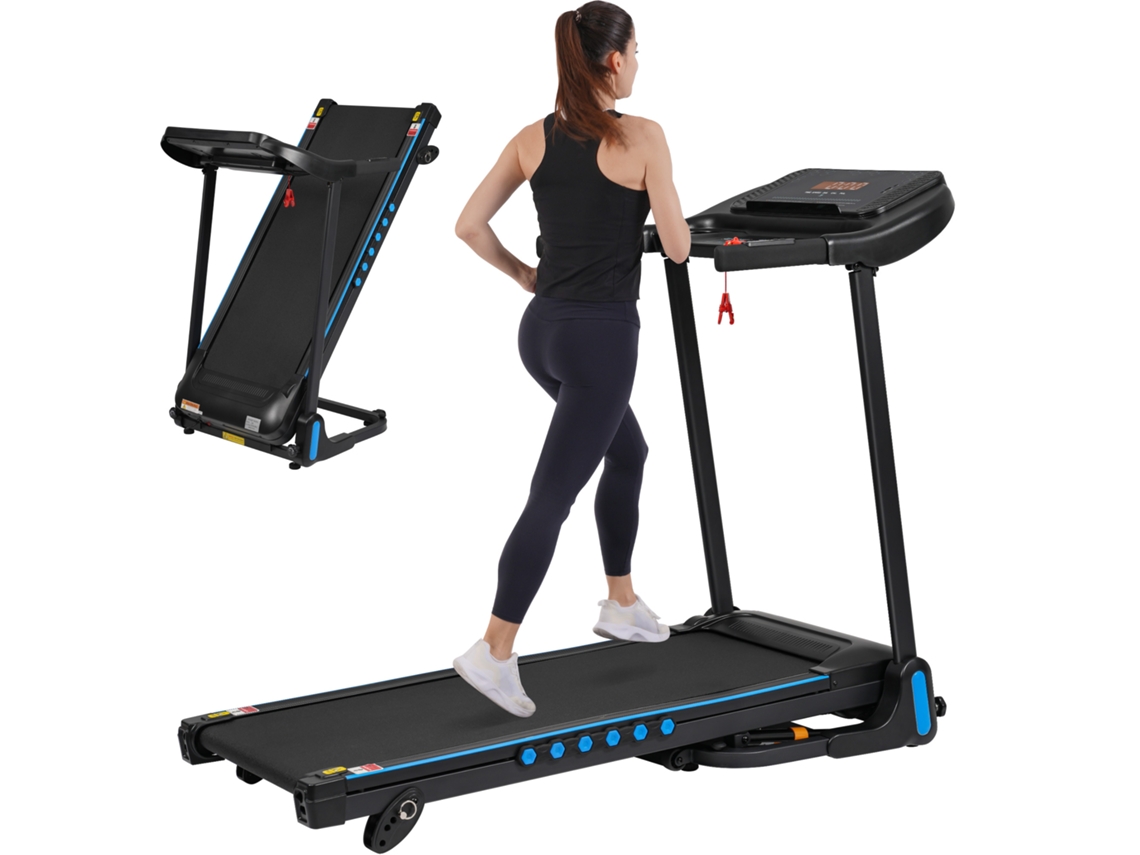 Esteira Dobrável 14km/h, 3,0ps, Monitor Cardíaco, Inclinação 6%, Tela Led, Bluetooth, Carga Máx 140kg.