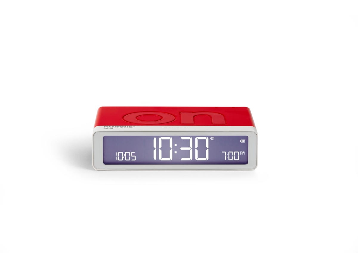 Despertador LEXON FLIP Classic Pantone (Vermelho)