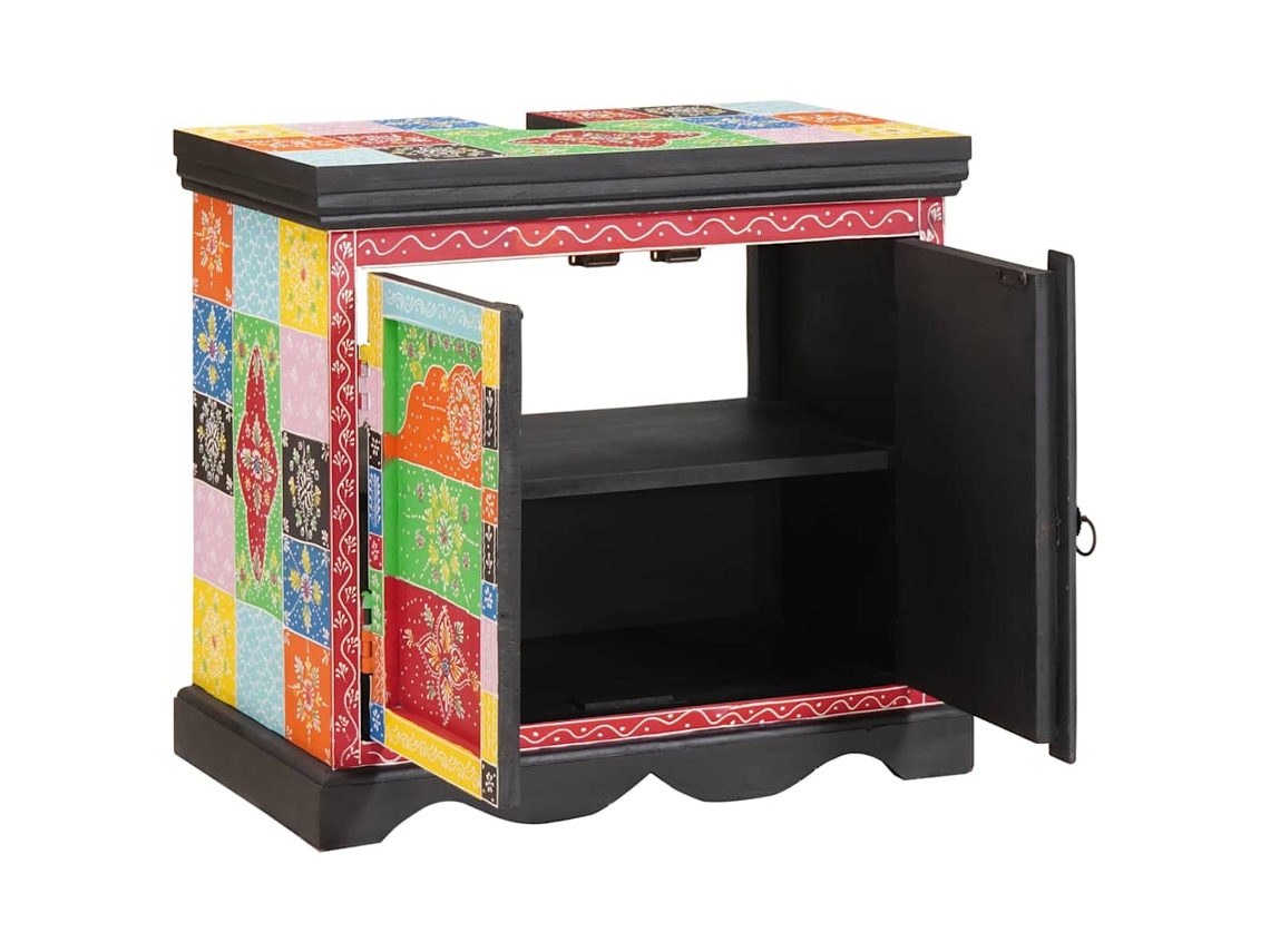 Vidaxl Armário De Lava-louça Com Porta Castanho 60 X 35 X 55 Cm